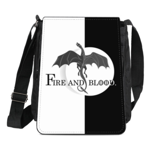 Сумка-планшет с принтом Дракон