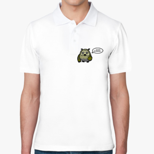 Рубашка поло с принтом Сова