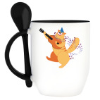 Кружка с ложкой