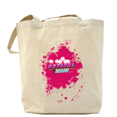 Сумка шоппер с принтом Hotline Miami