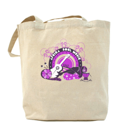 Сумка шоппер с принтом Африканский соул