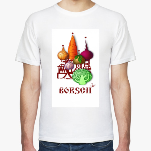 Футболка с принтом borsh men