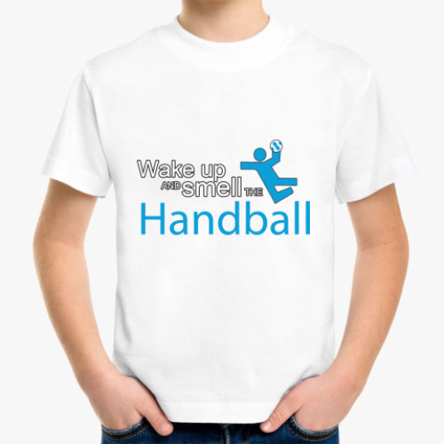 Детская футболка с принтом Гандбол