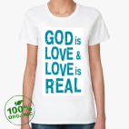 Женская футболка органик