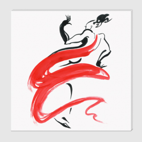 Холст с принтом Фламенко