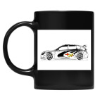 Кружка цветная UV-DTF