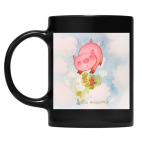 Кружка цветная UV-DTF