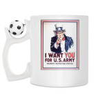 Кружка с футбольным мячиком