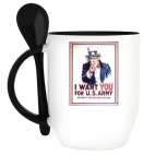 Кружка с ложкой