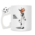 Кружка с футбольным мячиком