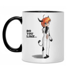 Кружка двухцветная