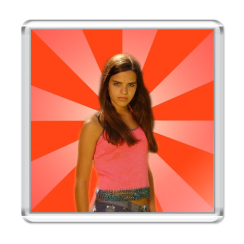 Магнит с принтом  ТИПИЧНАЯ БАБА