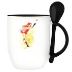 Кружка с ложкой