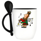 Кружка с ложкой