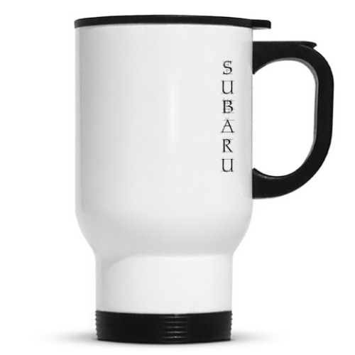 Кружка-термос с принтом Subaru