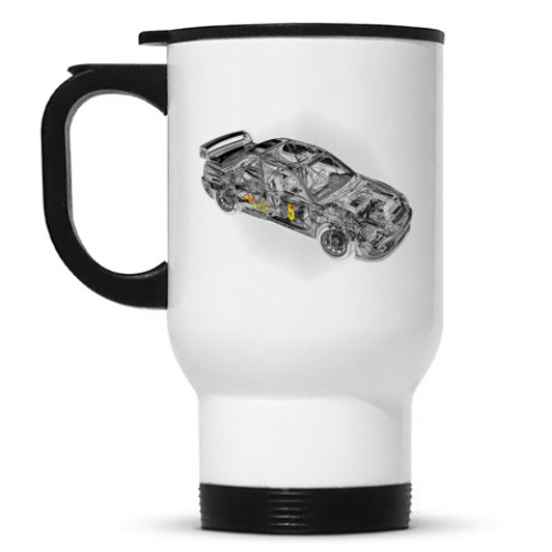 Кружка-термос с принтом Subaru