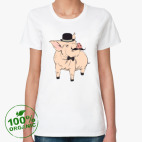 Женская футболка органик