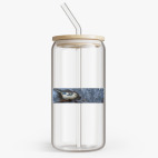 Банка с бамбуковой крышкой