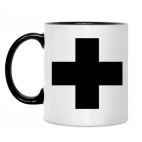 Кружка двухцветная