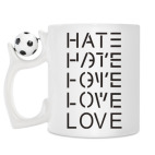 Кружка с футбольным мячиком