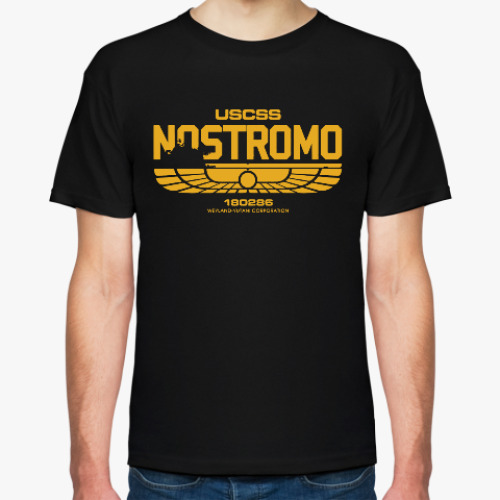 Футболка с принтом Чужой. Nostromo