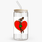 Банка с бамбуковой крышкой