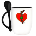 Кружка с ложкой