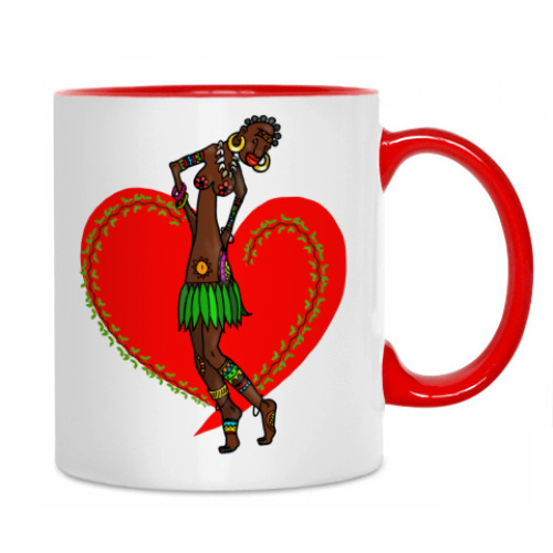 Кружка с принтом Любовь