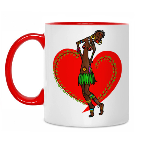 Кружка с принтом Любовь