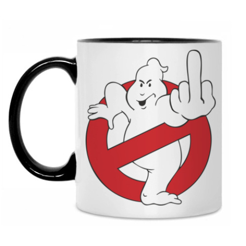 Кружка с принтом Ghostbusters fuck