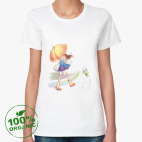 Женская футболка органик