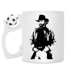 Кружка с футбольным мячиком