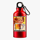 Металлическая бутылка 400 мл UV-DTF