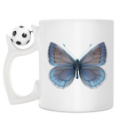 Кружка с футбольным мячиком