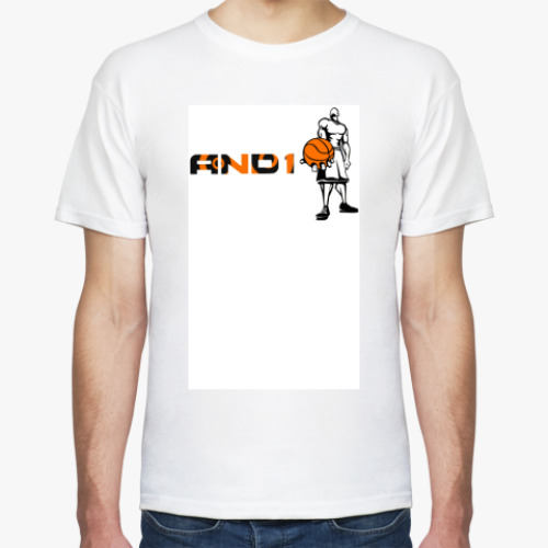 Футболка с принтом AND1