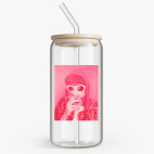 Банка с бамбуковой крышкой