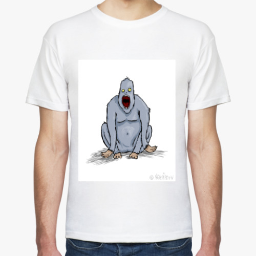 Футболка с принтом Тонколобая обезьяна