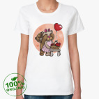 Женская футболка органик