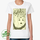 Женская футболка органик
