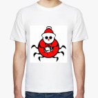 Санта паук с подарком