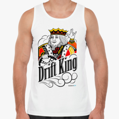 Майка с принтом Дрифт Король