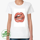 Женская футболка органик