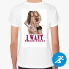 Женская спортивная футболка