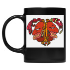 Кружка цветная UV-DTF