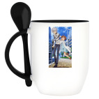 Кружка с ложкой