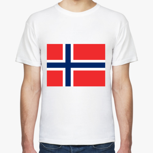 Футболка с принтом Норвегия