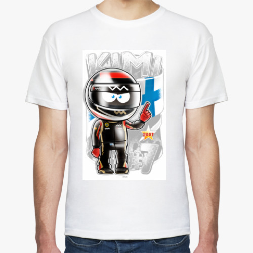 Футболка с принтом Kimi  № 7