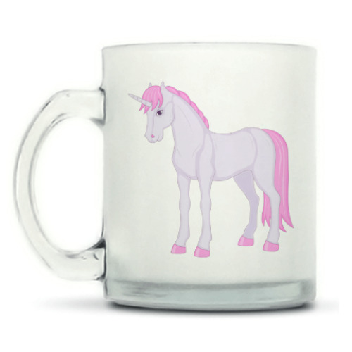 Кружка матовая с принтом Сказочный единорог