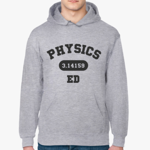 Толстовка худи с принтом Физика