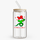 Банка с бамбуковой крышкой